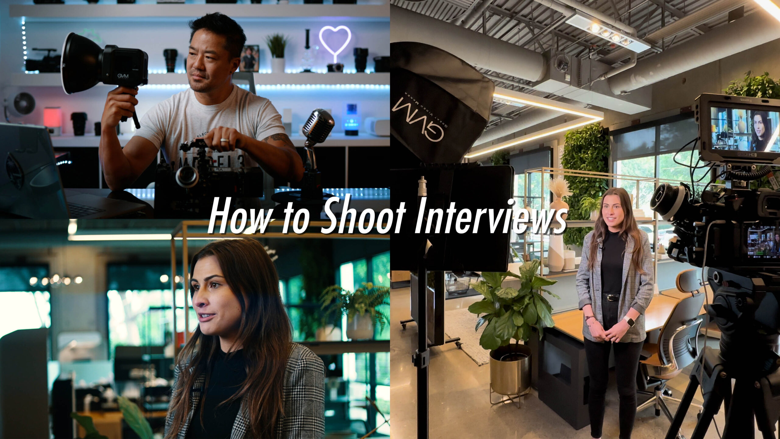 how to shoot interviews